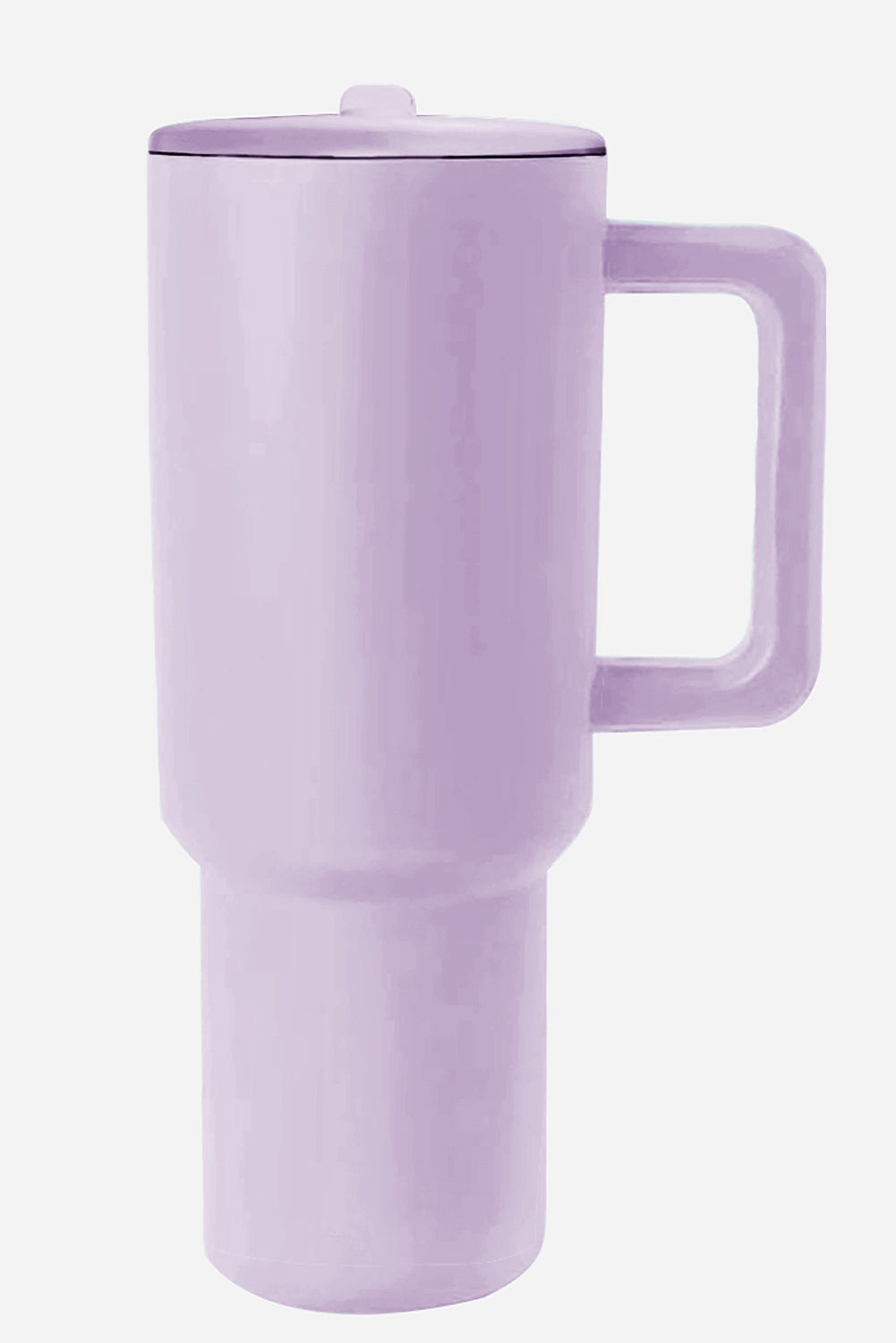 Frosted Stainless Handle Large Vacuum Cup with Straw 40oz