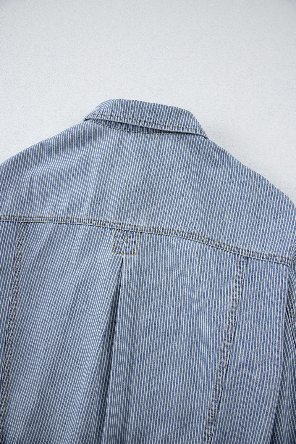 Wild Wind Washed Oversize Pocketed Denim Jacket