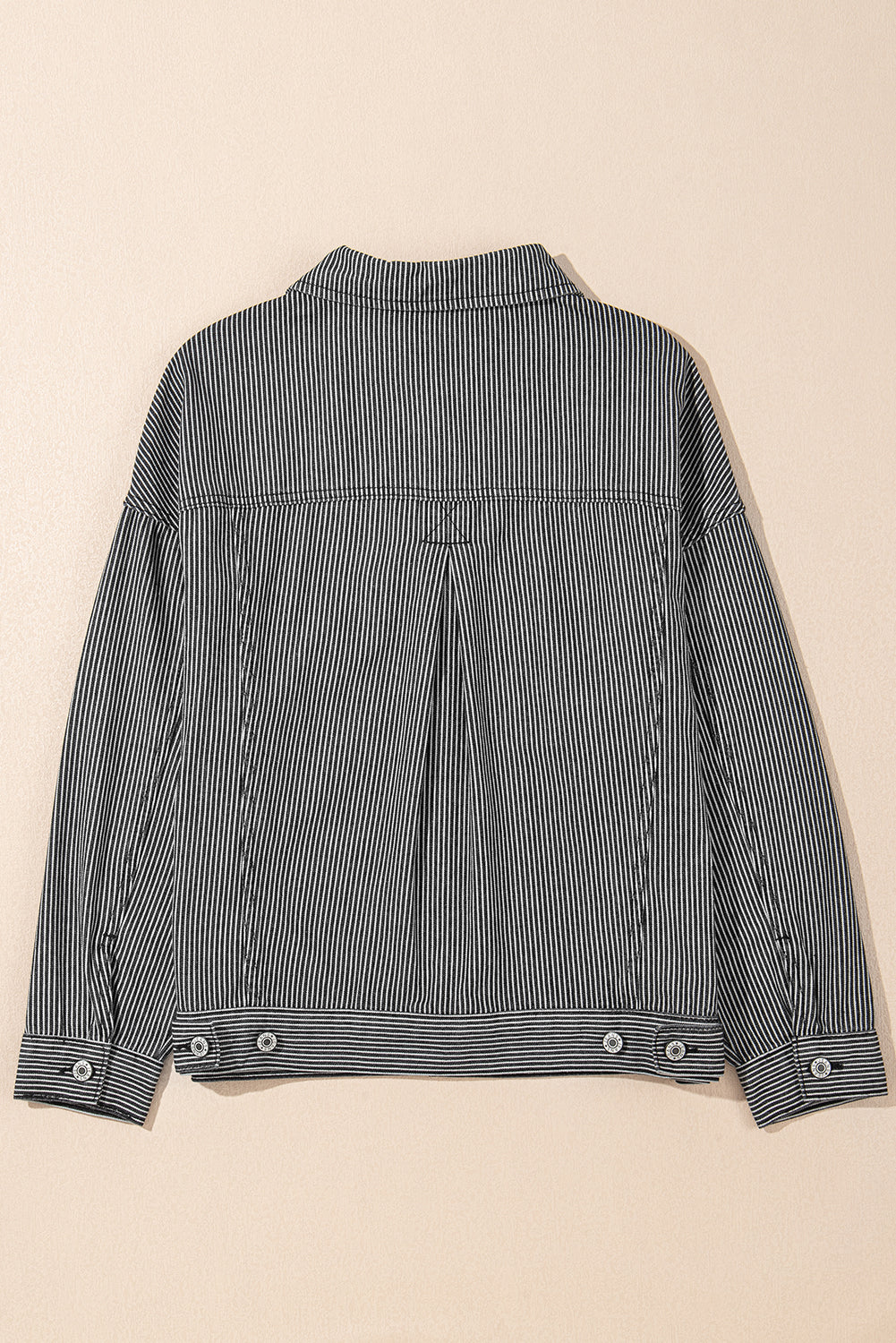 Wild Wind Washed Oversize Pocketed Denim Jacket