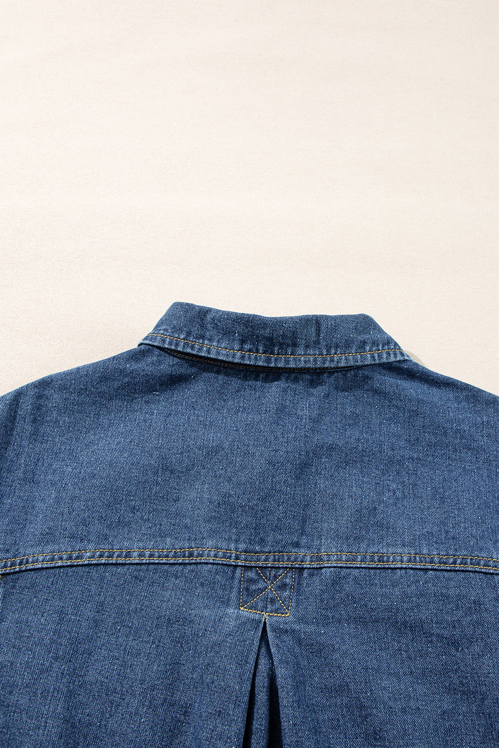 Wild Wind Washed Oversize Pocketed Denim Jacket